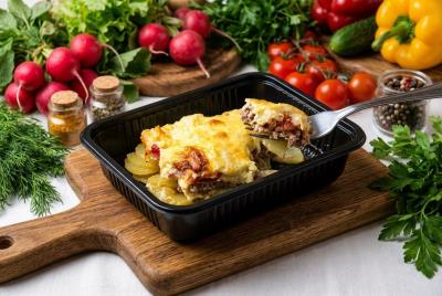 Запеканка по-французски с говядиной