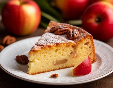 Шарлотка с яблоками