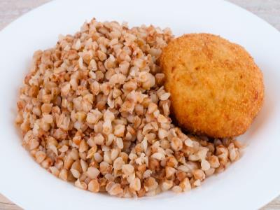 Крокет куриный с сыром+гречка