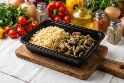 Свинина по-кавказски +булгур