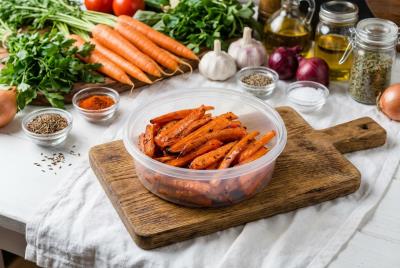 Запеченная острая морковь