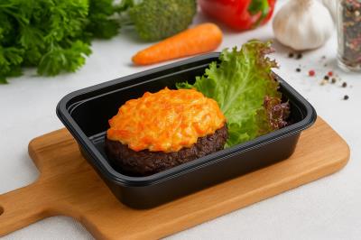 Оладьи из печени под луковой шубой