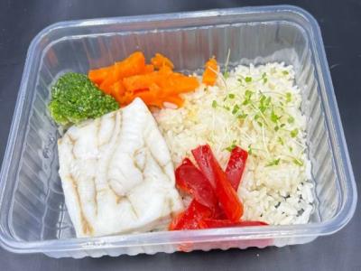 Су-вид комбо филе минтая с рисом и овощами