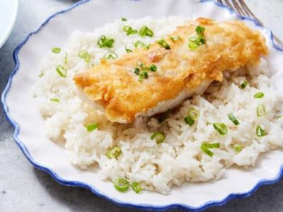 Филе горбуши под сыром + рис